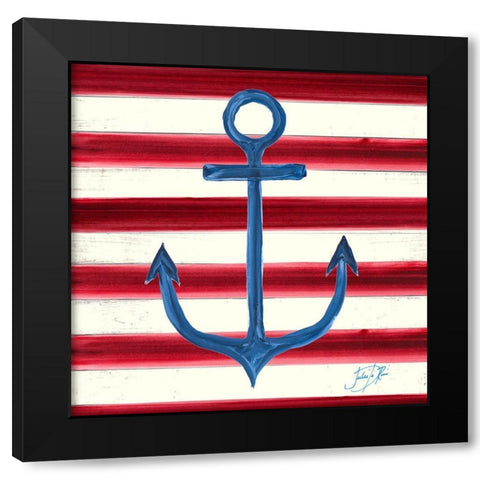 Sailors Life I Black Modern Wood Framed Art Print with Double Matting by DeRice, Julie