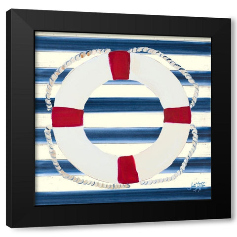 Sailors Life II Black Modern Wood Framed Art Print with Double Matting by DeRice, Julie