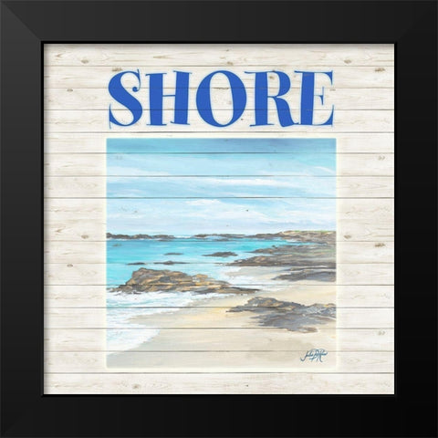 Shore Black Modern Wood Framed Art Print by DeRice, Julie