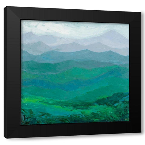 Blue Ridge Spring Black Modern Wood Framed Art Print by Coolick, Ann Marie