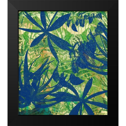 Tropical Paradise Black Modern Wood Framed Art Print by Medley, Elizabeth