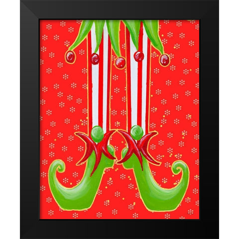 More Elfin Around Black Modern Wood Framed Art Print by Ritter, Gina