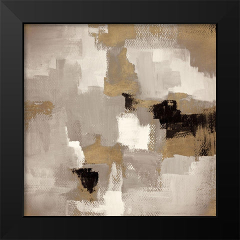 Muted Abstract I Black Modern Wood Framed Art Print by Loreth, Lanie
