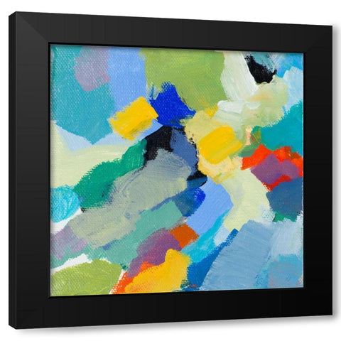 Lets Mingle a Little I Black Modern Wood Framed Art Print by Loreth, Lanie