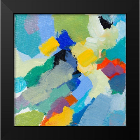 Lets Mingle a Little I Black Modern Wood Framed Art Print by Loreth, Lanie