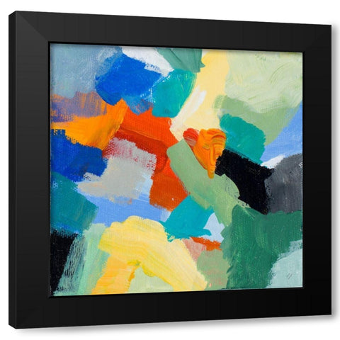 Lets Mingle a Little II Black Modern Wood Framed Art Print with Double Matting by Loreth, Lanie
