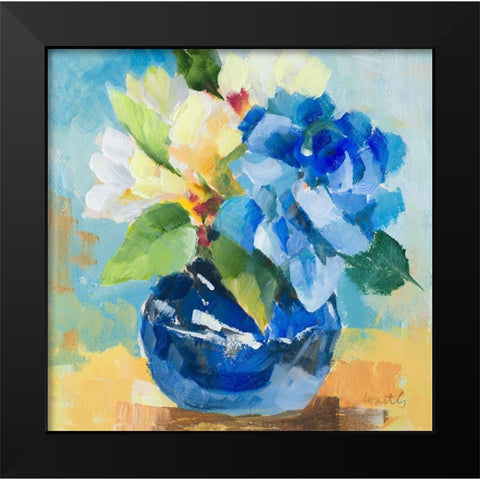 Mid Summer Bloom I Black Modern Wood Framed Art Print by Loreth, Lanie