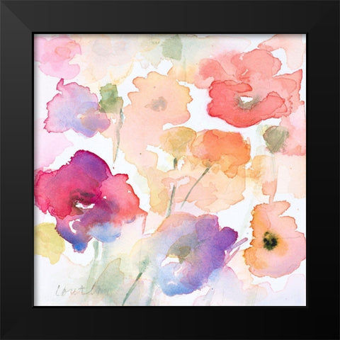 Misty Summer I Black Modern Wood Framed Art Print by Loreth, Lanie