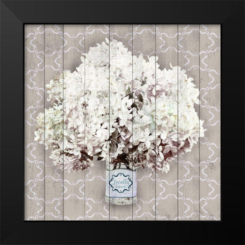 Hydrangia I Black Modern Wood Framed Art Print by Metz, Andi