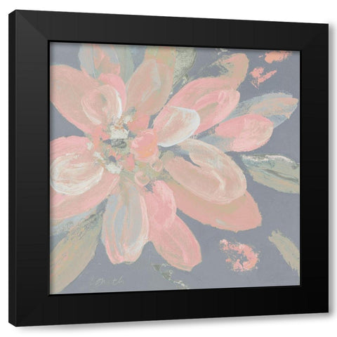 Soft Blooming Moment Black Modern Wood Framed Art Print by Loreth, Lanie