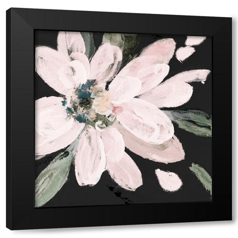 Dark Blooming Moment I Black Modern Wood Framed Art Print by Loreth, Lanie