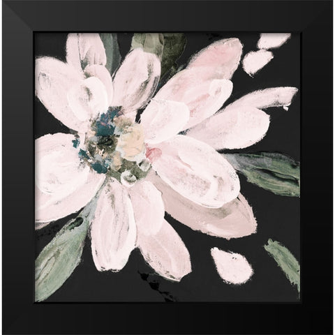 Dark Blooming Moment I Black Modern Wood Framed Art Print by Loreth, Lanie