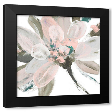 Pastel Blooming Moment II Black Modern Wood Framed Art Print by Loreth, Lanie