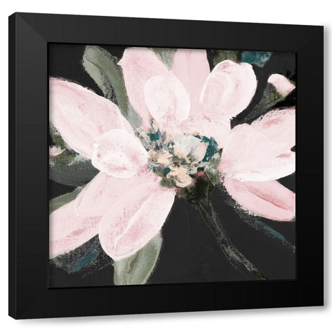 Dark Blooming Moment II Black Modern Wood Framed Art Print by Loreth, Lanie