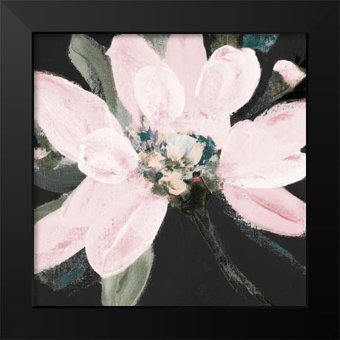 Dark Blooming Moment II Black Modern Wood Framed Art Print by Loreth, Lanie