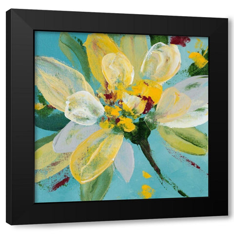 Blooming Moment II Black Modern Wood Framed Art Print by Loreth, Lanie