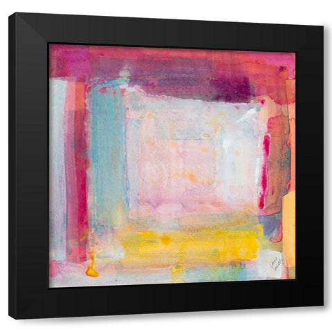 Into the Mist Black Modern Wood Framed Art Print by Loreth, Lanie