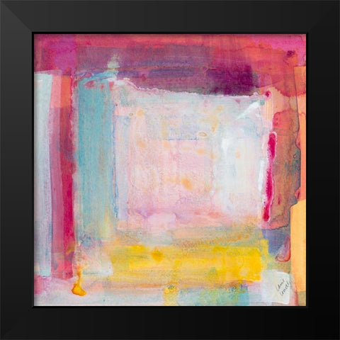 Into the Mist Black Modern Wood Framed Art Print by Loreth, Lanie