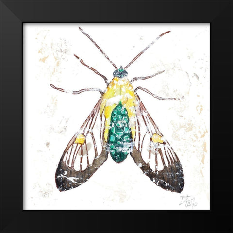 Wild Butterfly Black Modern Wood Framed Art Print by Pinto, Patricia