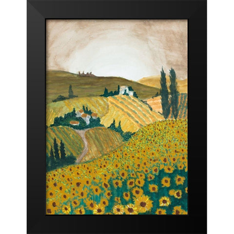 Tuscany Black Modern Wood Framed Art Print by Bucheli, Amaya