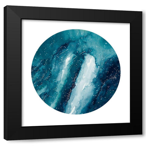 Light Years Away Black Modern Wood Framed Art Print with Double Matting by Bucheli, Amaya