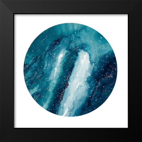 Light Years Away Black Modern Wood Framed Art Print by Bucheli, Amaya