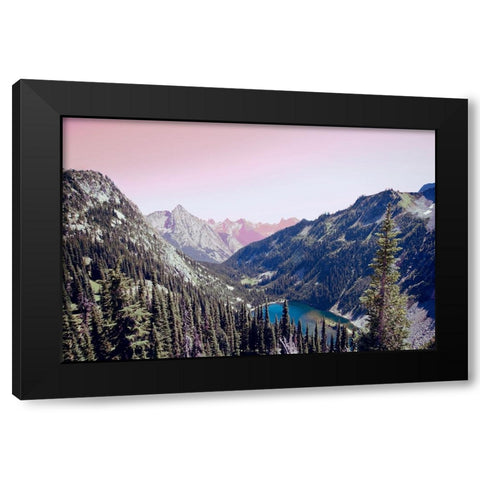 Sunrise Black Modern Wood Framed Art Print by Wilson, Kali
