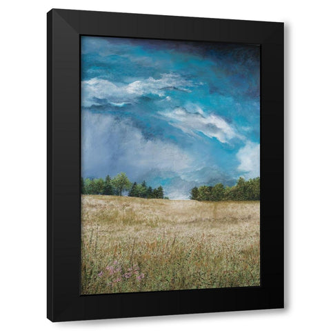Approaching Storm (no barn) Black Modern Wood Framed Art Print by Redding, James