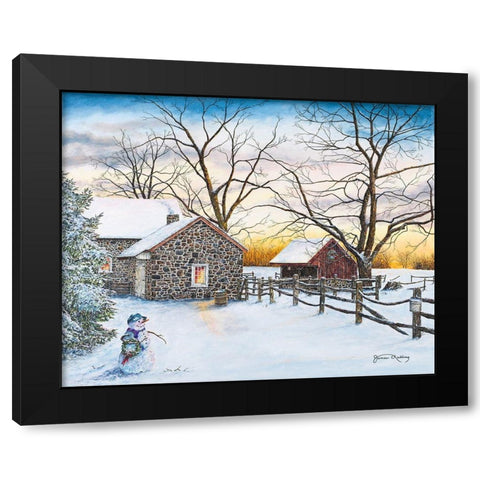 Mr.Twiggs Black Modern Wood Framed Art Print by Redding, James