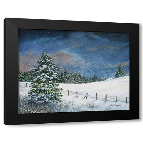 Going Home Black Modern Wood Framed Art Print with Double Matting by Redding, James