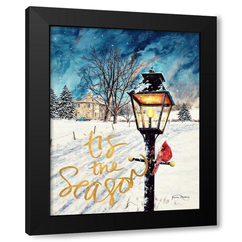 Tis the Season Black Modern Wood Framed Art Print by Redding, James