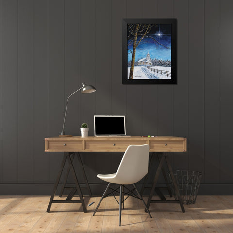 Bright Star Black Modern Wood Framed Art Print by Redding, James
