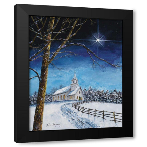 Bright Star Black Modern Wood Framed Art Print by Redding, James