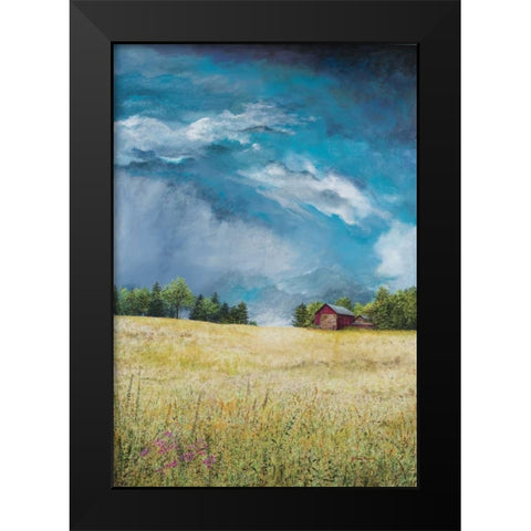 Approaching Storm Black Modern Wood Framed Art Print by Redding, James