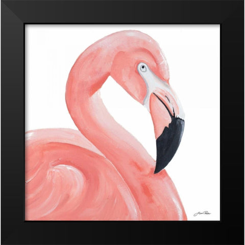 Pink Party of Four I Black Modern Wood Framed Art Print by Ritter, Gina