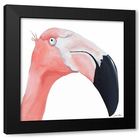 Pink Party of Four III Black Modern Wood Framed Art Print by Ritter, Gina