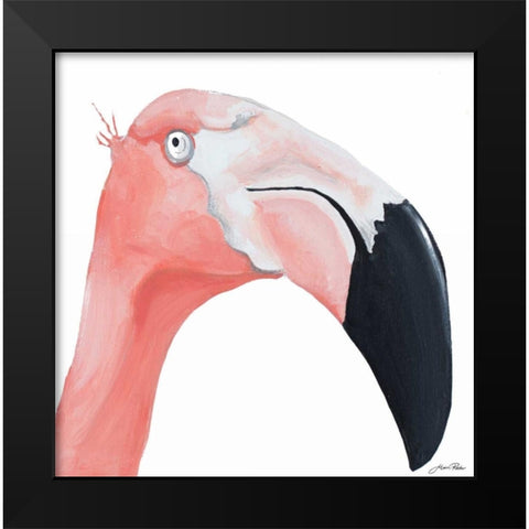 Pink Party of Four III Black Modern Wood Framed Art Print by Ritter, Gina