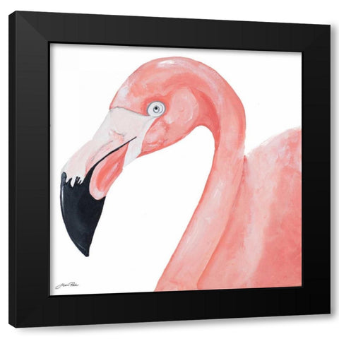 Pink Party of Four IV Black Modern Wood Framed Art Print by Ritter, Gina