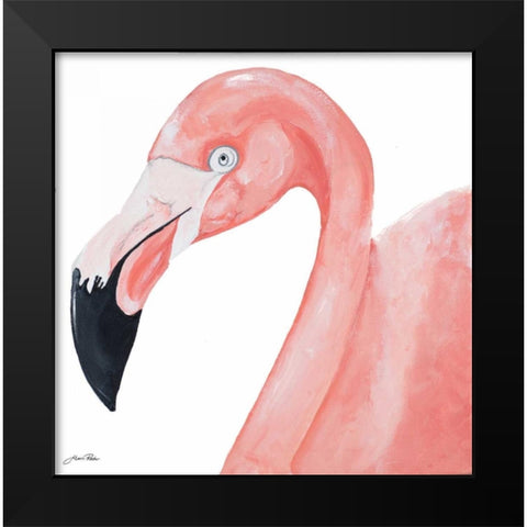 Pink Party of Four IV Black Modern Wood Framed Art Print by Ritter, Gina