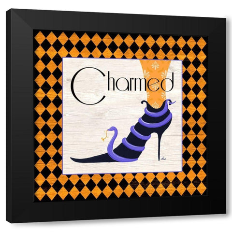 Bewitching Shoes III Black Modern Wood Framed Art Print by Metz, Andi