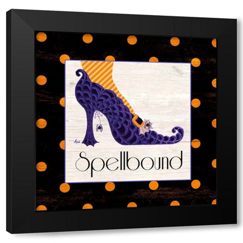 Bewitching Shoes II Black Modern Wood Framed Art Print by Metz, Andi