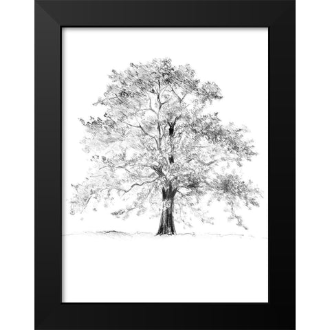 Tree II Black Modern Wood Framed Art Print by Loreth, Lanie