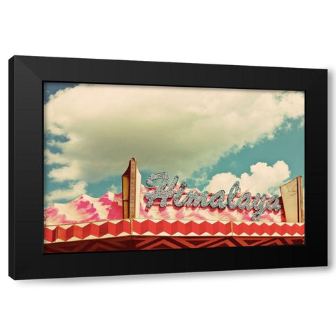 Himalaya Sign Black Modern Wood Framed Art Print with Double Matting by Bryant, Susan