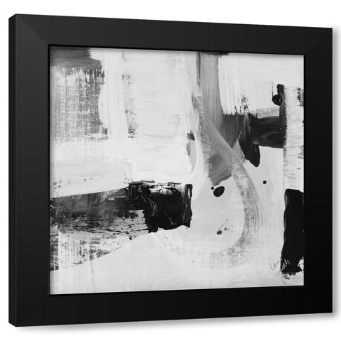 City Scene I Black Modern Wood Framed Art Print with Double Matting by Loreth, Lanie