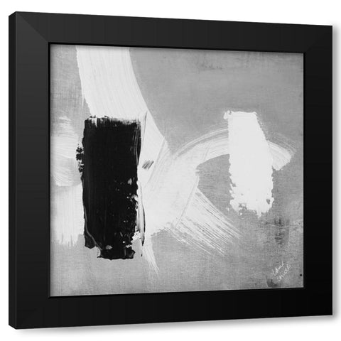 City Scene II Black Modern Wood Framed Art Print with Double Matting by Loreth, Lanie