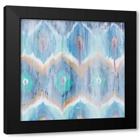 New Ikat II Black Modern Wood Framed Art Print by Pinto, Patricia