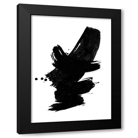 Black Dance Black Modern Wood Framed Art Print with Double Matting by Pinto, Patricia