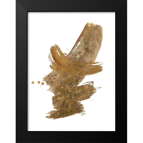 Sun Dance Black Modern Wood Framed Art Print by Pinto, Patricia