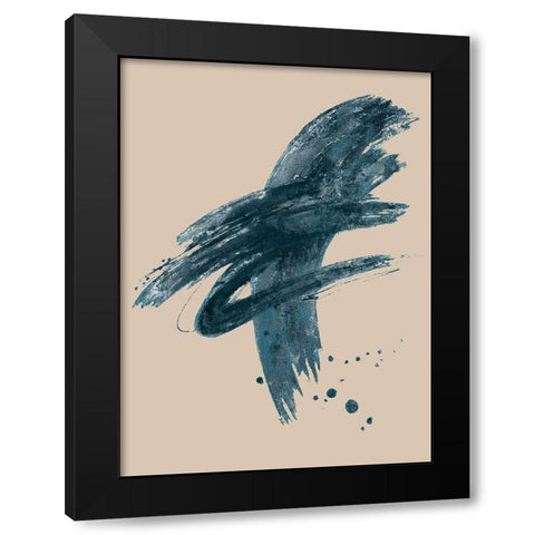 Ocean Dance II Black Modern Wood Framed Art Print with Double Matting by Pinto, Patricia
