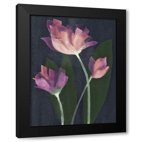 Whisper I Black Modern Wood Framed Art Print by Loreth, Lanie